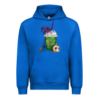 Cobalt Halloween Spooky Pumpkins Frappe Urban Hoodie - FaDigitalArtStudio