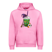 Fuchsia Pink Halloween Spooky Pumpkins Frappe Urban Hoodie - FaDigitalArtStudio