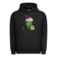 Pigment Black Halloween Spooky Pumpkins Frappe Urban Hoodie - FaDigitalArtStudio