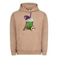 Pigment Burro Halloween Spooky Pumpkins Frappe Urban Hoodie - FaDigitalArtStudio