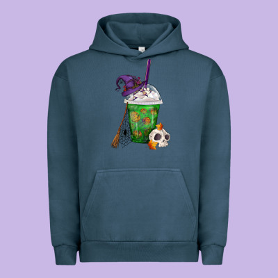 Halloween Spooky Pumpkins Frappe Urban Hoodie Designed By Fadigitalartstudio