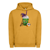 Pigment Peanut Butter Halloween Spooky Pumpkins Frappe Urban Hoodie - FaDigitalArtStudio