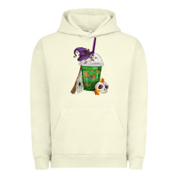 Pigment Pistachio Halloween Spooky Pumpkins Frappe Urban Hoodie - FaDigitalArtStudio
