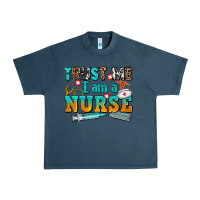 Midnight Navy trust me i am a nurse Urban Heavy Tee - AdoDesignShop