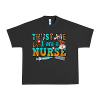 Pigment Black trust me i am a nurse Urban Heavy Tee - AdoDesignShop