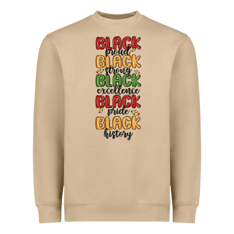 Black History Heavyweight Sweatshirt by MaliasSmallBusiness | Teevron