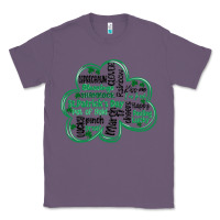 Lavender st patricks day shamrock typography Classic Tee - MaliasSmallBusiness