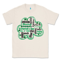 Natural st patricks day shamrock typography Classic Tee - MaliasSmallBusiness