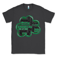 Smoke st patricks day shamrock typography Classic Tee - MaliasSmallBusiness