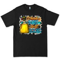 Black whiskey bent hell bound Premium Tee - CowhideDigitalArt