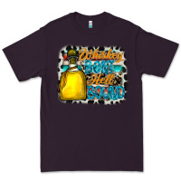 Plum whiskey bent hell bound Premium Tee - CowhideDigitalArt