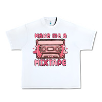 White make me a mixtape Urban Heavy Tee - MaliasSmallBusiness
