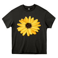 Asphalt sunflower Heavy Core Tee - FaDigitalArtStudio