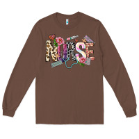 Chestnut nurse Long Sleeve Tee - NancyCooperArtShop