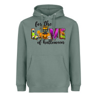 Sage For the love of Halloween Heavyweight Hoodie - NancyCooperArtShop