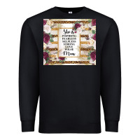 Black mother's day she is inspiring fearless selfless strong love wilse mom  Premium Sweatshirt - TumblerDesignByShophia