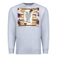 Heather Grey mother's day she is inspiring fearless selfless strong love wilse mom  Premium Sweatshirt - TumblerDesignByShophia