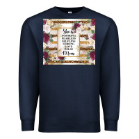 Navy mother's day she is inspiring fearless selfless strong love wilse mom  Premium Sweatshirt - TumblerDesignByShophia