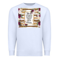 White mother's day she is inspiring fearless selfless strong love wilse mom  Premium Sweatshirt - TumblerDesignByShophia