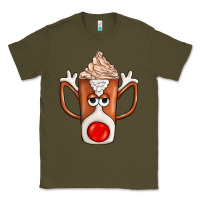 Army Green Coffee  Animal Classic Tee - CowhideDigitalArt