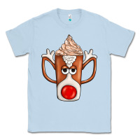 Dusty Blue Coffee  Animal Classic Tee - CowhideDigitalArt