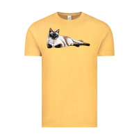 Vintage Mustard siamese Vintage Tee - LillyAllenDesigns