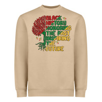 Mushroom black history honoring the past inspiring the futu Heavyweight Sweatshirt - MaliasSmallBusiness