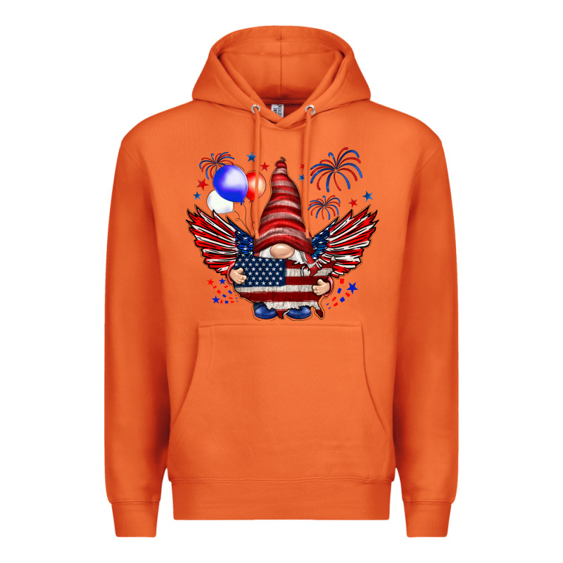 Gnome With 4th Of July Elements Premium Hoodie by HowdyJamesFarm | Teevron