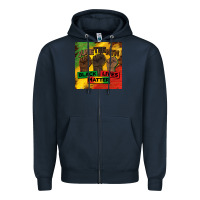 Navy juneteenth black lives matter mug  coaster Zipper Hoodie - BarkalooDesign