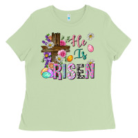 Matcha he is risen easter Ladies Tee - Neo Western