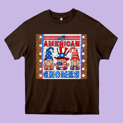 All American Gnomes Heavy Core Tee Designed By Hra Design Shop