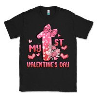 Black my first valentines day Classic Tee - MaliasSmallBusiness