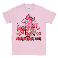 Bubblegum Pink my first valentines day Classic Tee - MaliasSmallBusiness