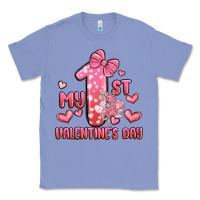 Colony Blue my first valentines day Classic Tee - MaliasSmallBusiness