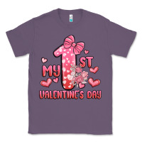 Lavender my first valentines day Classic Tee - MaliasSmallBusiness