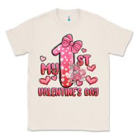 Natural my first valentines day Classic Tee - MaliasSmallBusiness