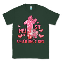 Sports Green my first valentines day Classic Tee - MaliasSmallBusiness