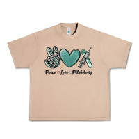 Burro peace love phlebotomy Urban Heavy Tee - MaliasSmallBusiness