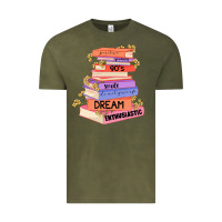Vintage Olive booktroverts Vintage Tee - JahusDesignShop