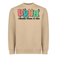 Mushroom bruh formerly known as mom Heavyweight Sweatshirt - MaliasSmallBusiness