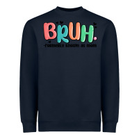 Navy bruh formerly known as mom Heavyweight Sweatshirt - MaliasSmallBusiness