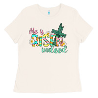 Bone He is risen indeed Easter Ladies Tee - CowGirlArtShop