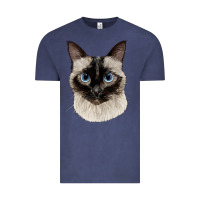 Vintage Denim siamese face Vintage Tee - LillyAllenDesigns