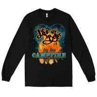 Black life is better by the campfire Long Sleeve Tee - NancyCooperArtShop