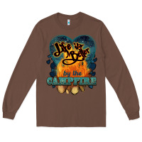 Chestnut life is better by the campfire Long Sleeve Tee - NancyCooperArtShop
