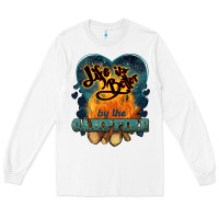 White life is better by the campfire Long Sleeve Tee - NancyCooperArtShop