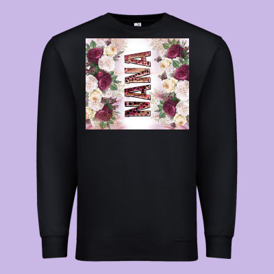 Mother's Day Nana Flowers Tumbler Tbs Premium Sweatshirt Designed By Tumblerdesignbyshophia