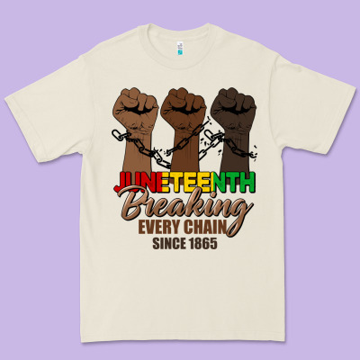 Breaking Every Chain Since 1865 Premium Tee Designed By Hra Design Shop