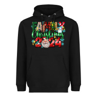 Black family christmas 2024 Heavyweight Hoodie - texasbilliewilder