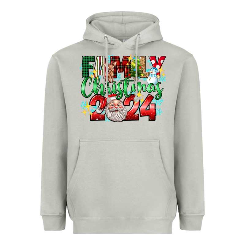 Family Christmas 2024 Heavyweight Hoodie by texasbilliewilder | Teevron